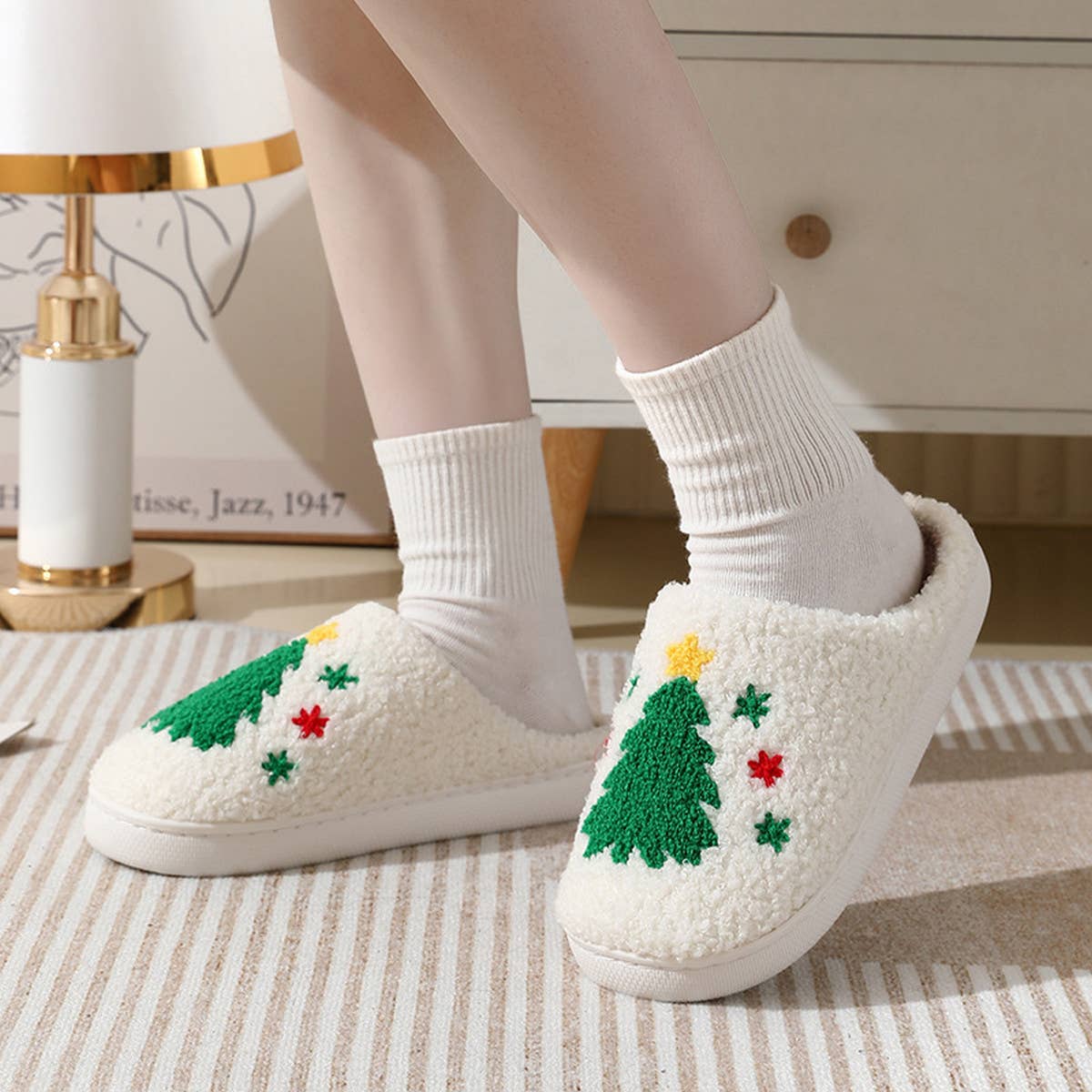 TREE WARM COTTON SLIPPERS CWSHS0290