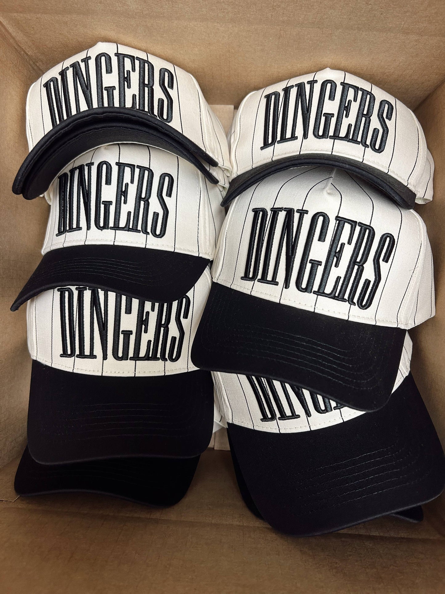 Dingers - Stripe Vintage Trucker Hat-101125br