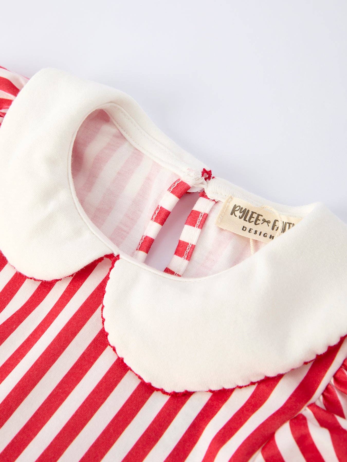 Valentine's Red Stripe Heart Dress for Toddler Girls Aj12126