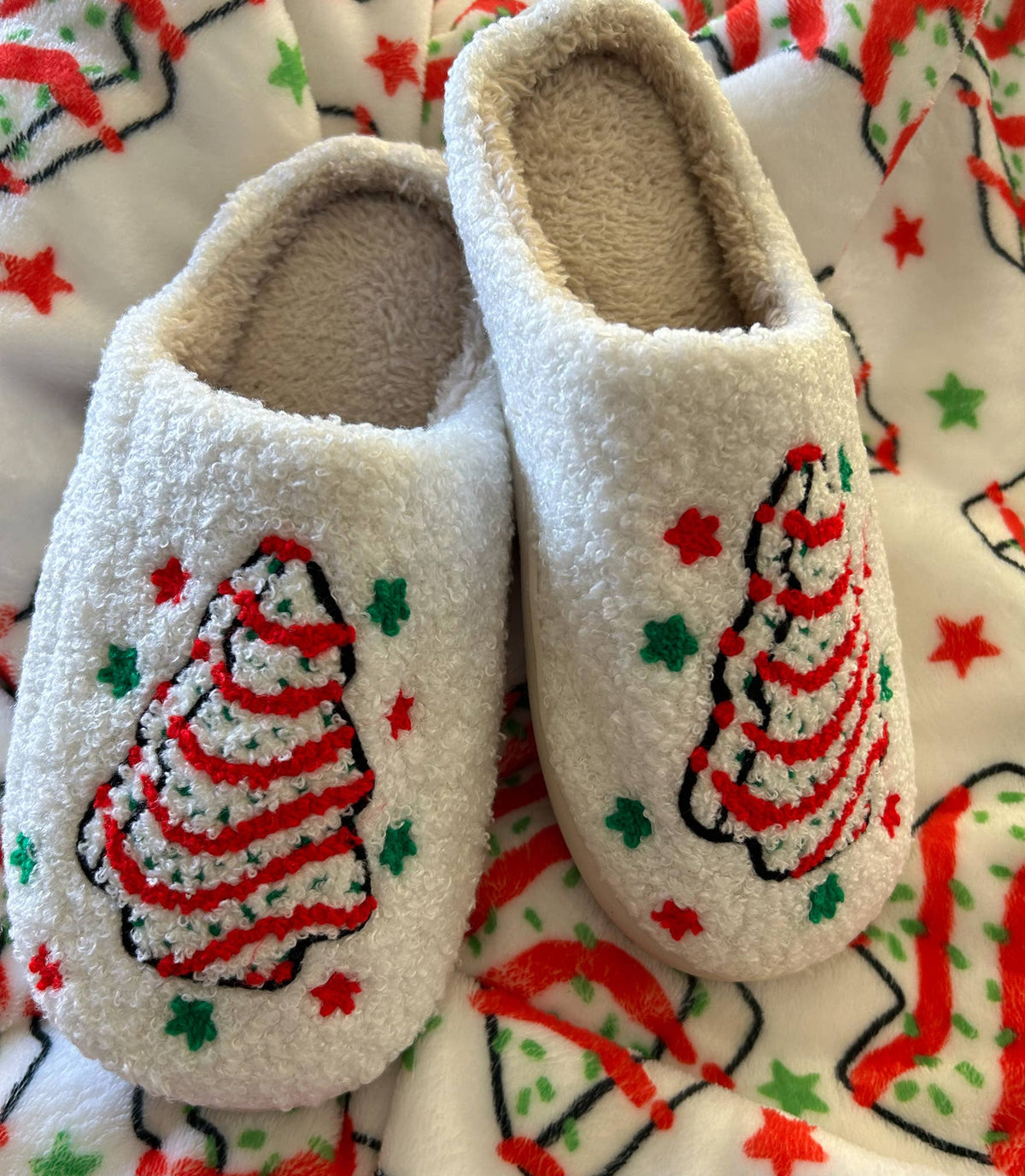 Christmas Tree Cake Slippers 11142-AS
