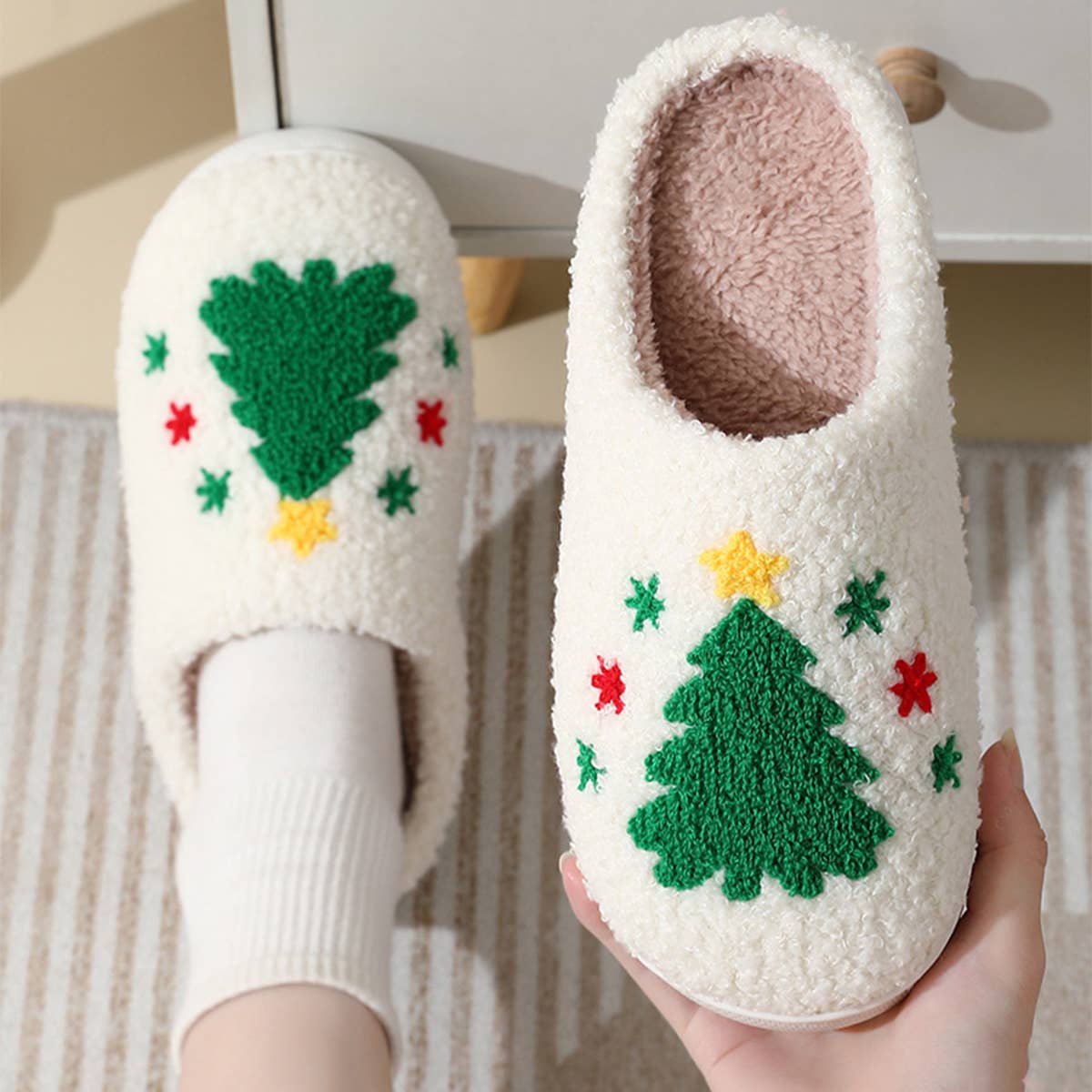 TREE WARM COTTON SLIPPERS CWSHS0290