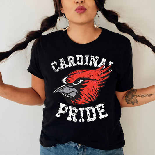 Cardinal Pride Mascot head T-shirt