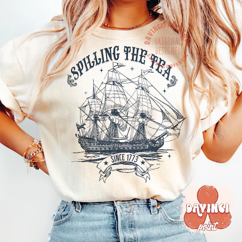 Spilling the tea since 1773 T SHIRT