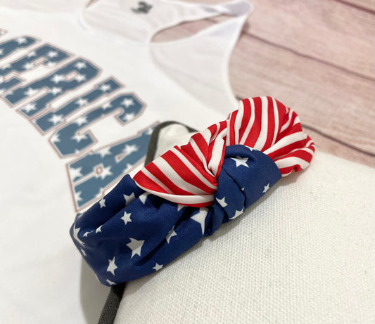 American flag headband