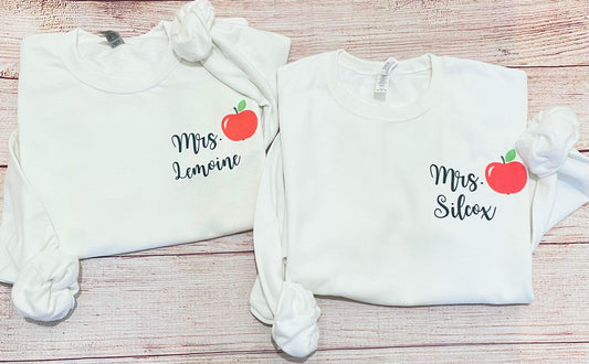 Mrs.Apple sweatshirt