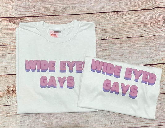 Wide eyed gays
