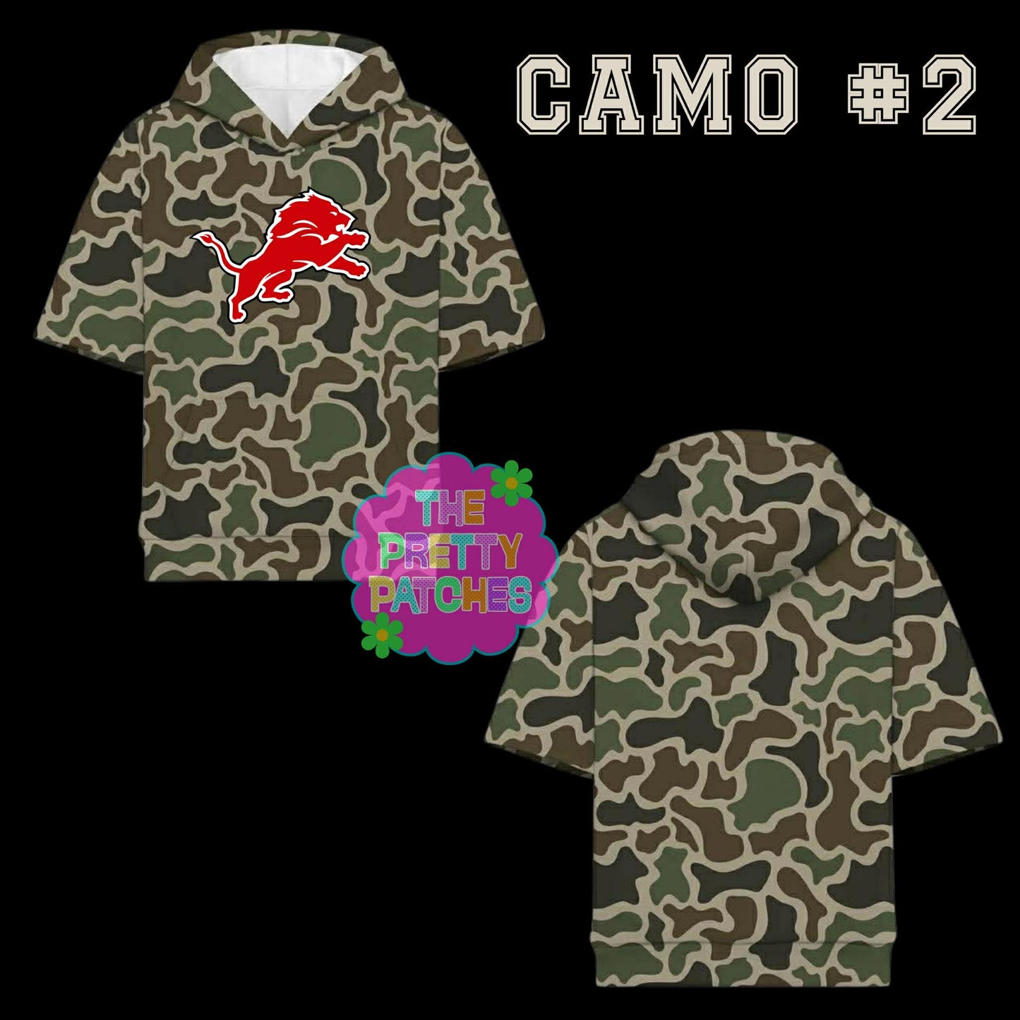 Camo Hooded Tees-KOUNTZE-YOUTH - PREORDER (HAPPY DAYS) 043026JB