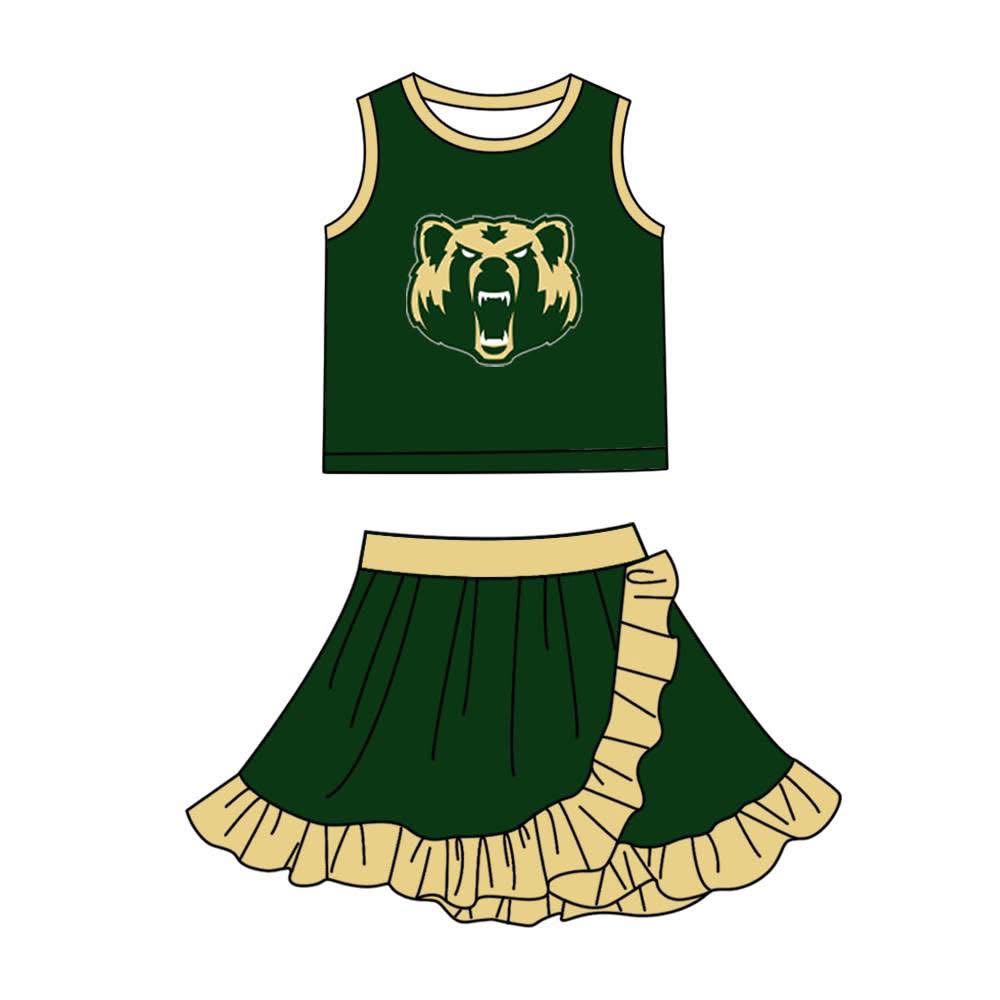 LITTLE CYPRESS ( LCM BEARS) GIRLS TWO PEICE SKIRT SET- (PRE ORDER)-  060426jb