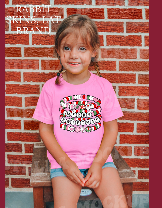 Merry swiftmas bracelets t-shirt (bella) (rabbit skins) (lat) (color comfort)