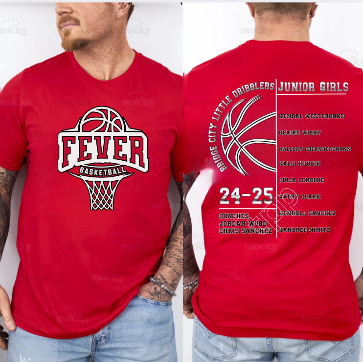 FEVER TEAM SHIRTS (GILDAN BRAND ONLY)