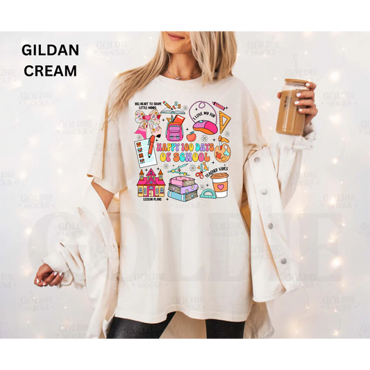 Happy 100 days of school "essentials (GILDAN ONLY)