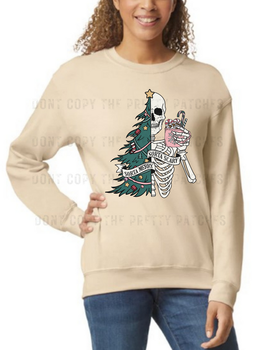 Sorta Merry sort scary sweatshirt