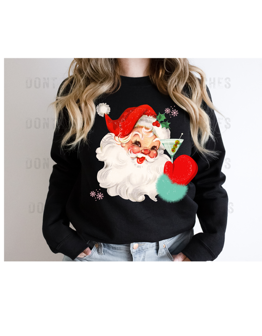 Vintage Santa Martini