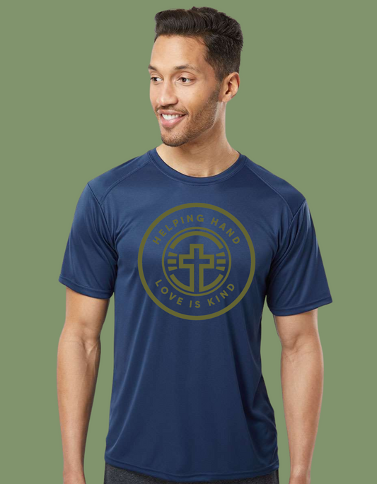 Helping hand love is kind- dri fit tee