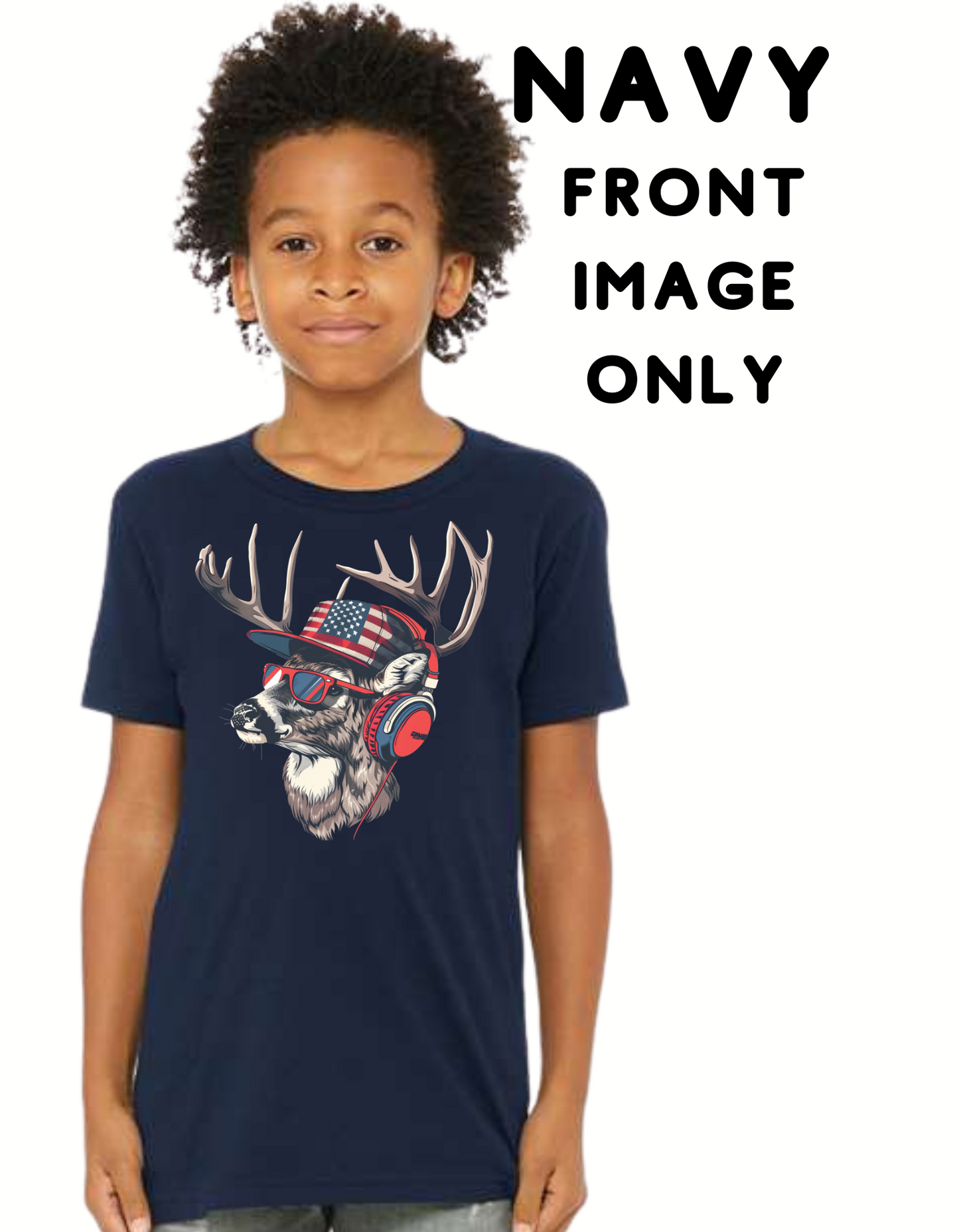 American Deer and Headphones T-Shirt