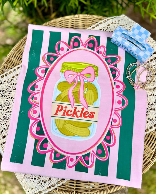 Pickles 🥒🩷 - T SHIRT - (COMFORT COLOR/ BELLA)- 042726JB