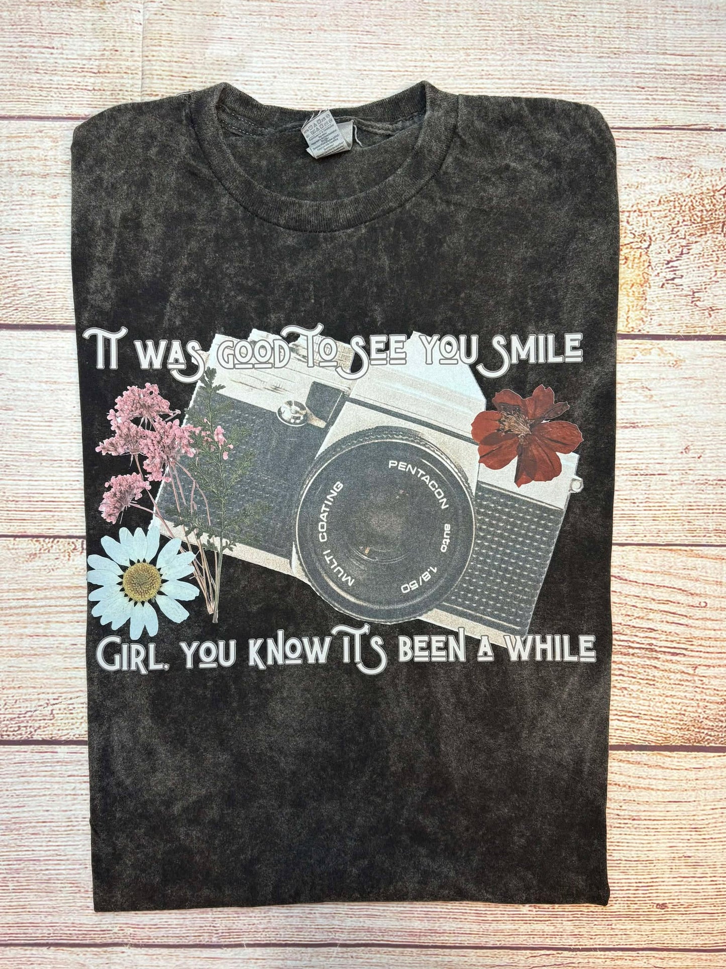 It was good to see you smile.. - T SHIRT- (Comfort Color)