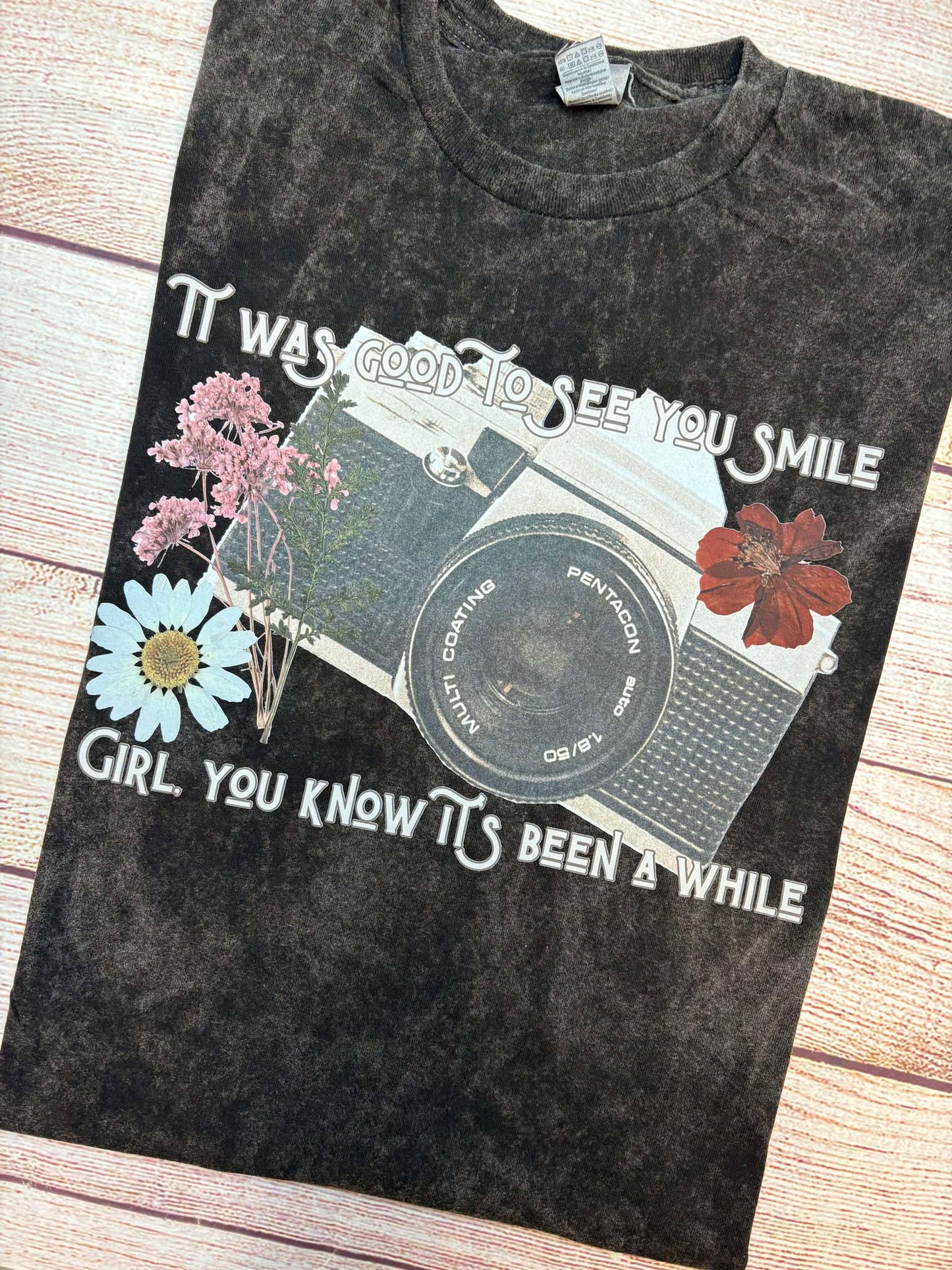 It was good to see you smile.. - T SHIRT- (Comfort Color)