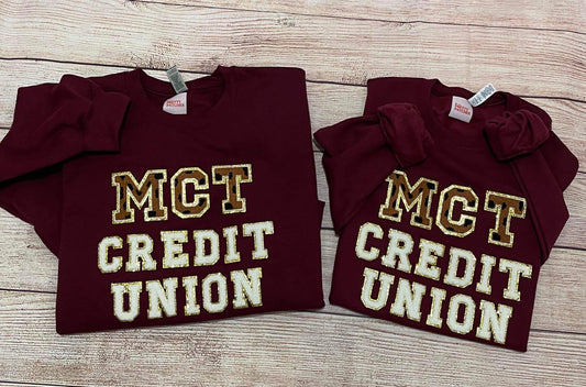 MCT credit union sweatshirt