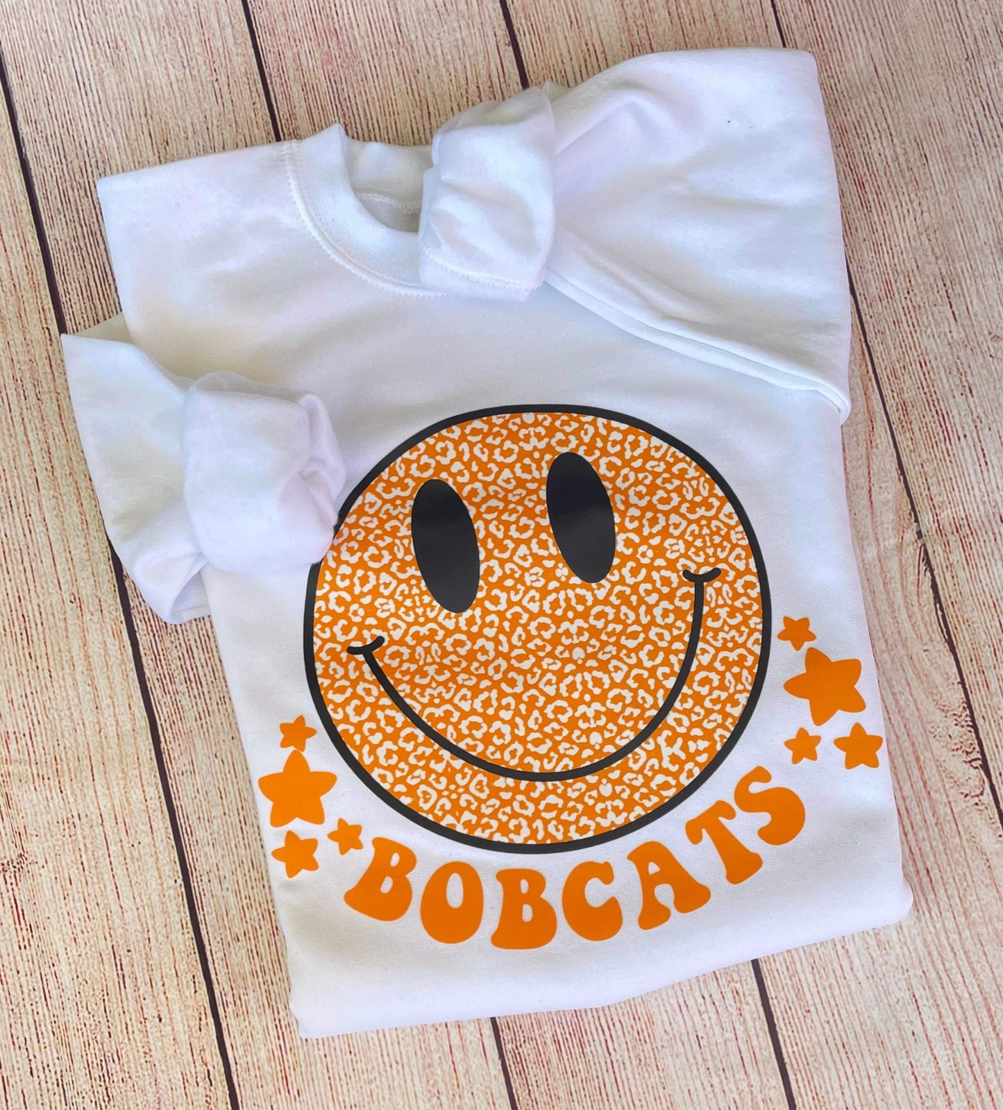 Bobcats smile sweaters