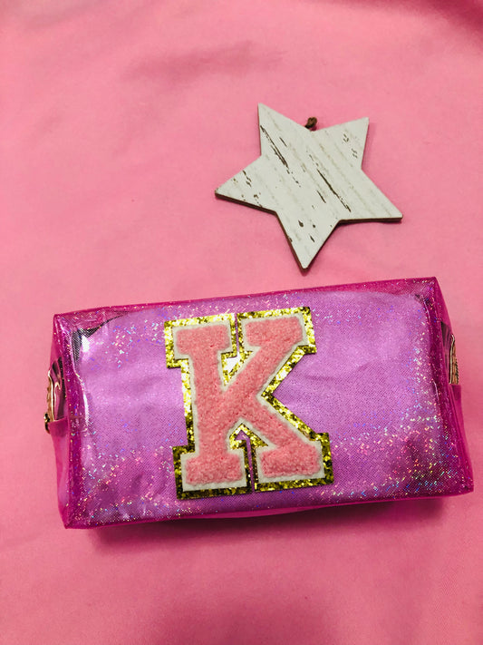 Chenille makeup bags
