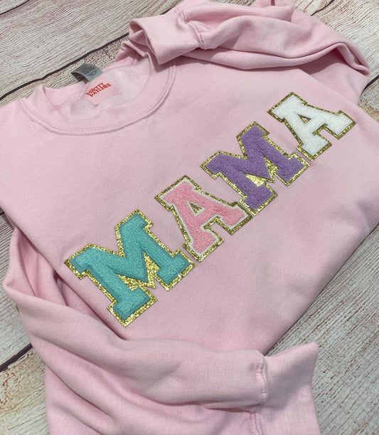 Mama chenille sweatshirt