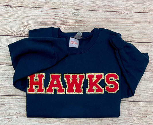 Hawks chenille sweatshirt