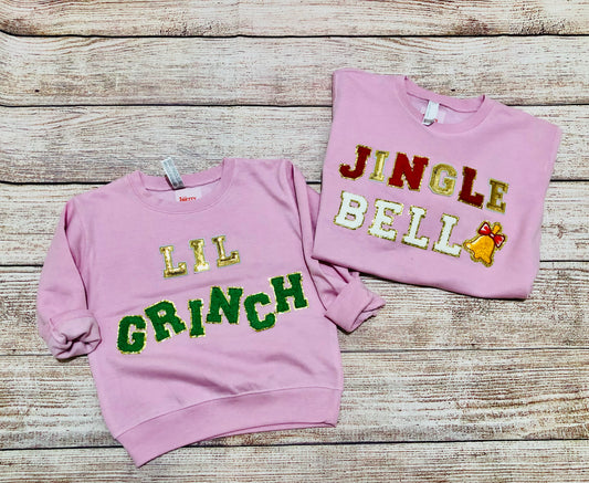 Chenille youth sweaters