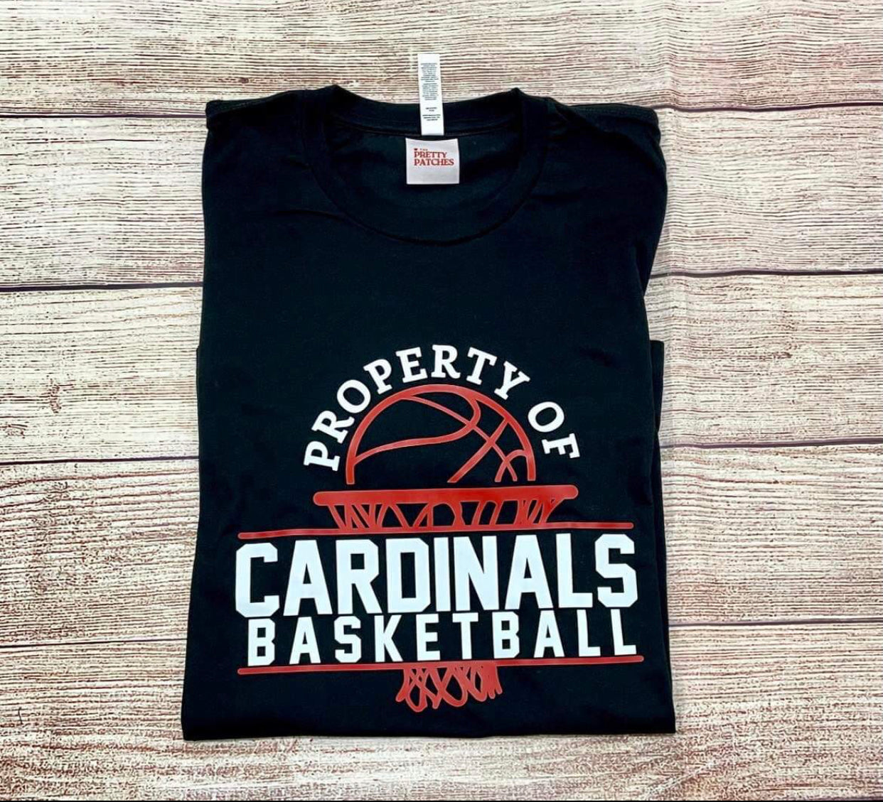 Basketball- bridge city cardinals basketball T-shirt