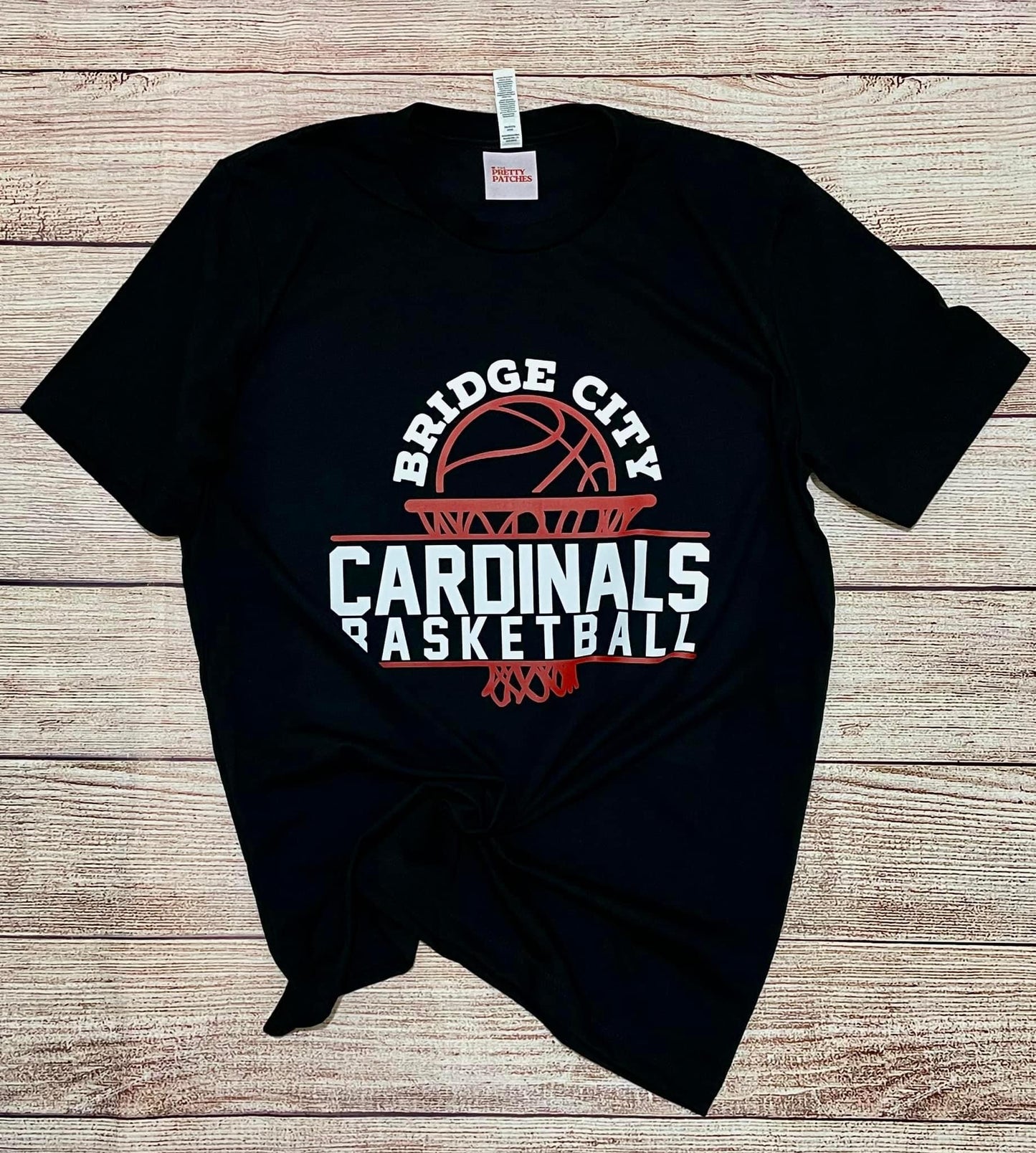 Basketball- bridge city cardinals basketball T-shirt