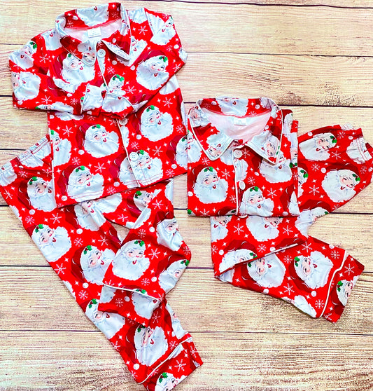 Santa vintage PJ,s (2XS6-12M)